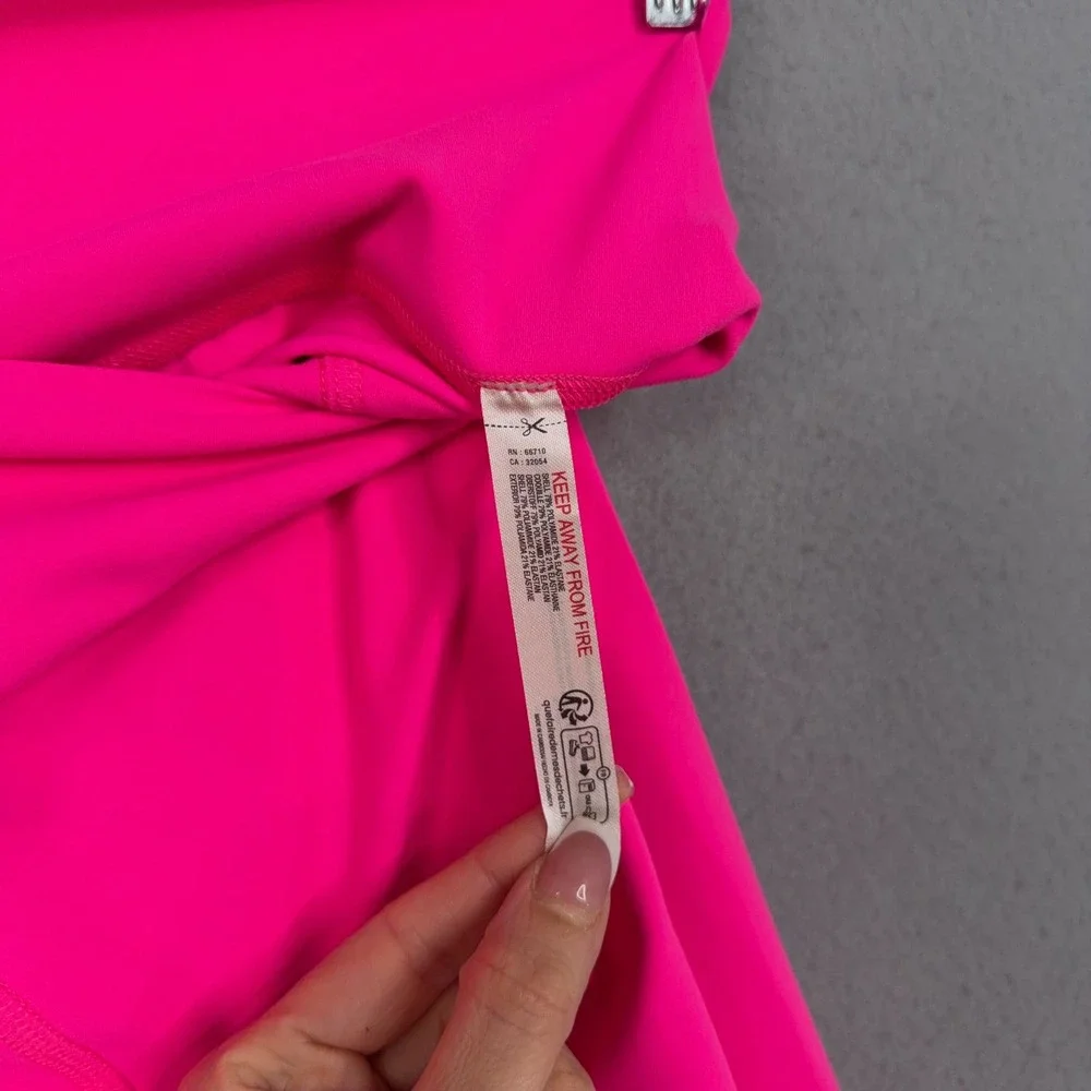 Free People Movement Leggings Women Large Hot Pink High Rise Yoga Athleisure